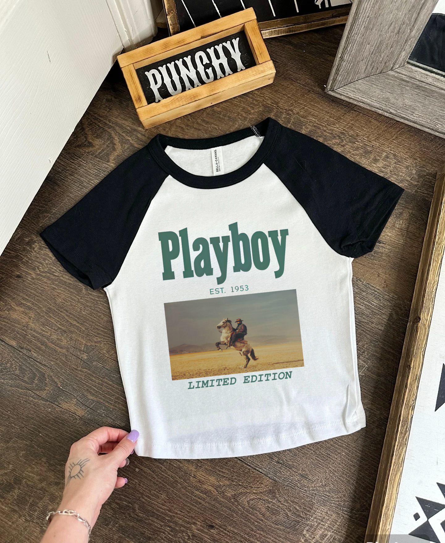 Playboy Cowboy Baby Tee