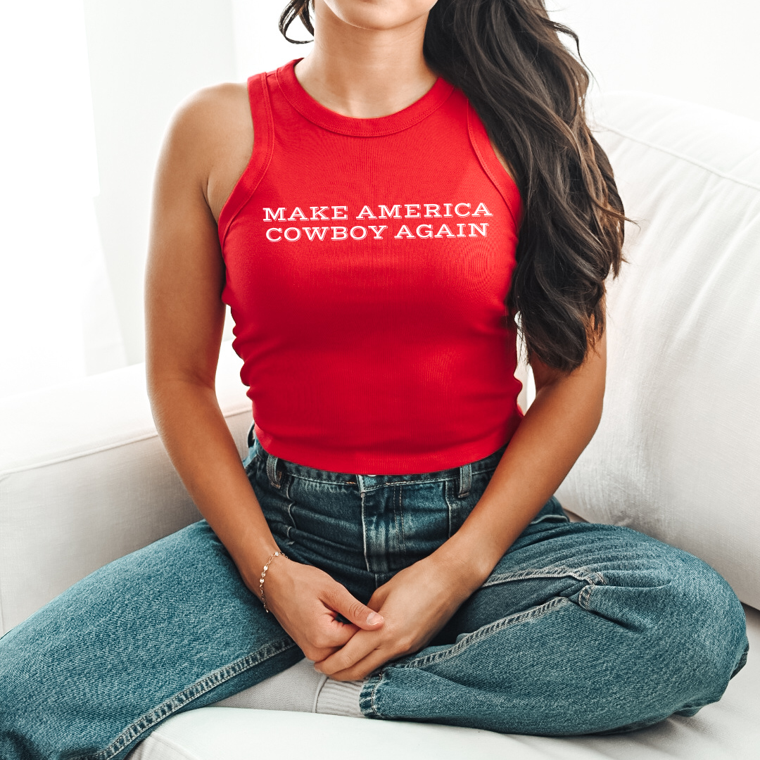 Make America Cowboy Again Tank