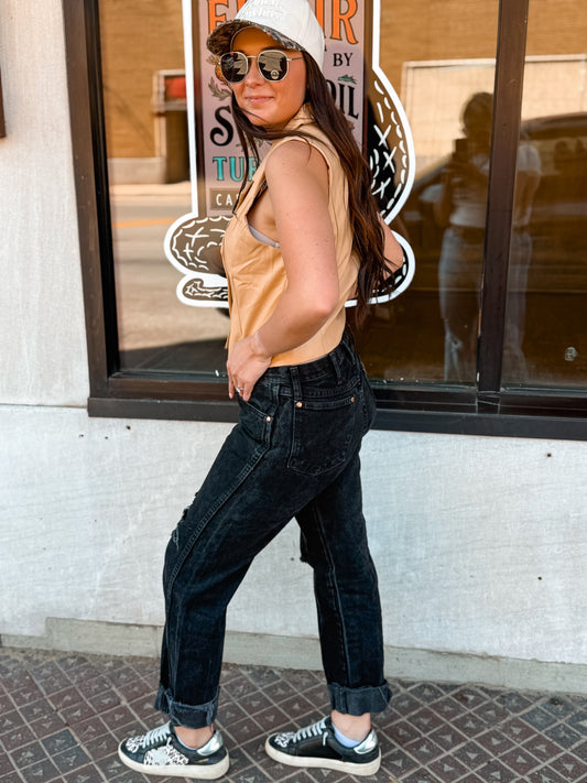 The Bandit Leather Vest