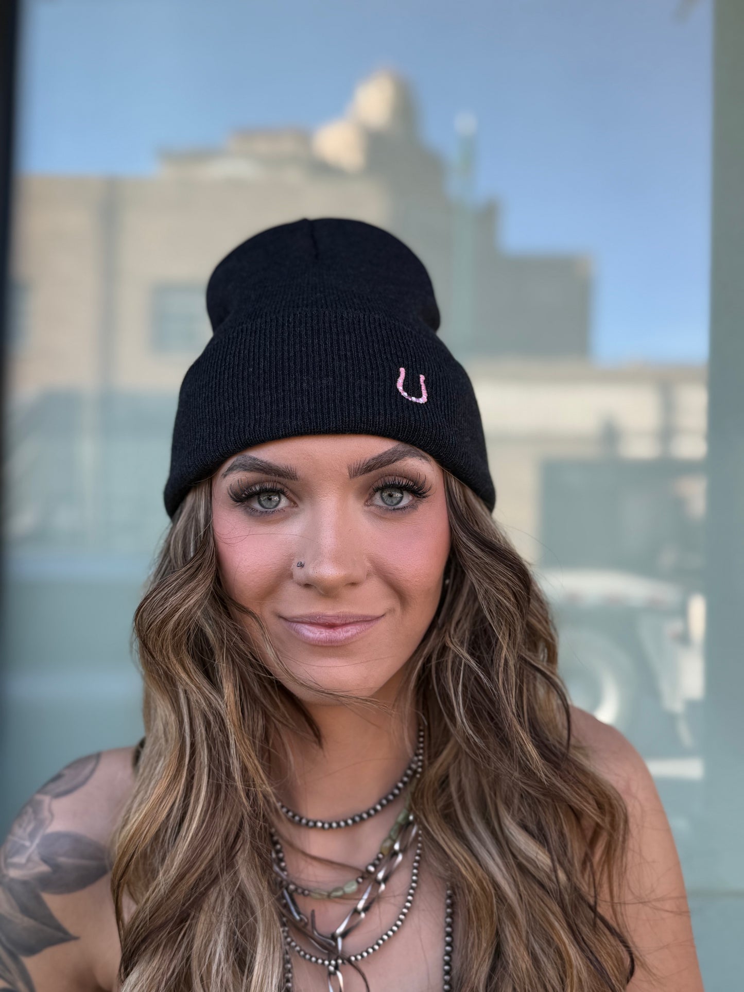 COWGIRL UP BEANIE (BLACK)