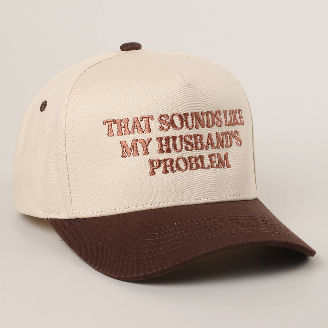 THAT SOUNDS LIKE..Embroidered Two-Tone Trucker Hat