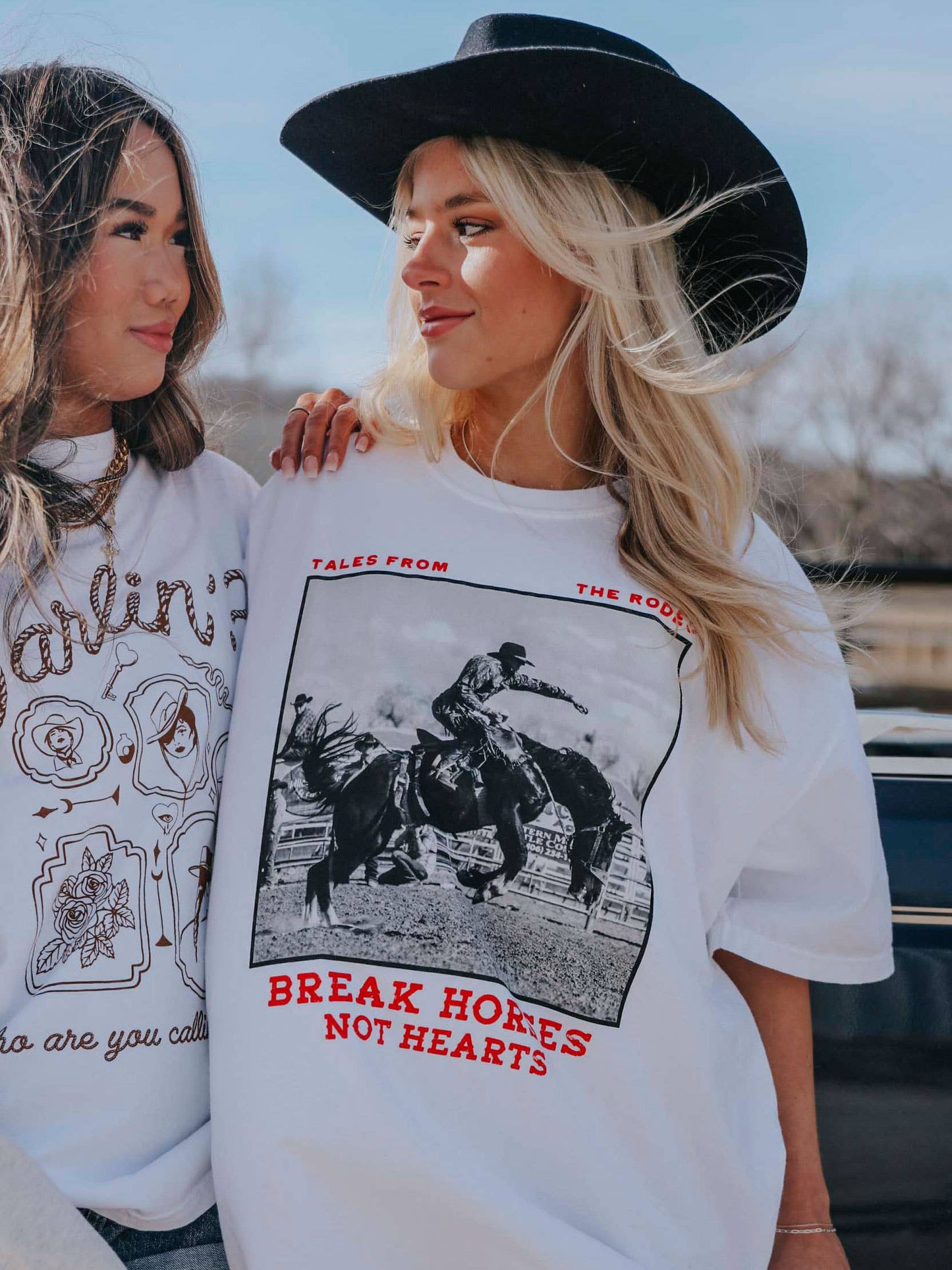 Break Horses Not Hearts Graphic Tee