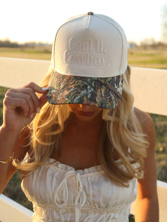 COOL IT COWBOY TRUCKER HAT - CAMO