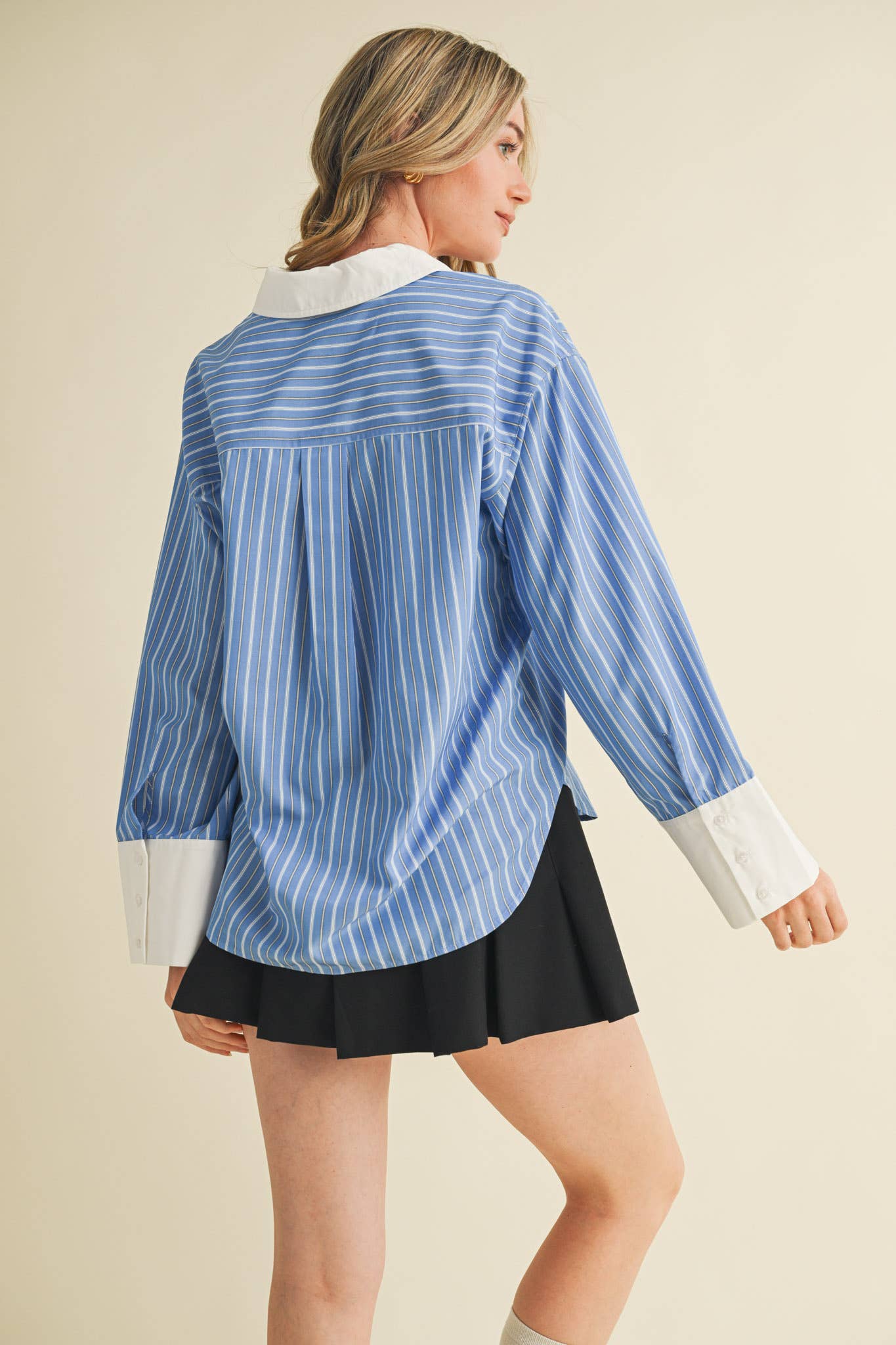 THE ELLA BUTTON DOWN TOP