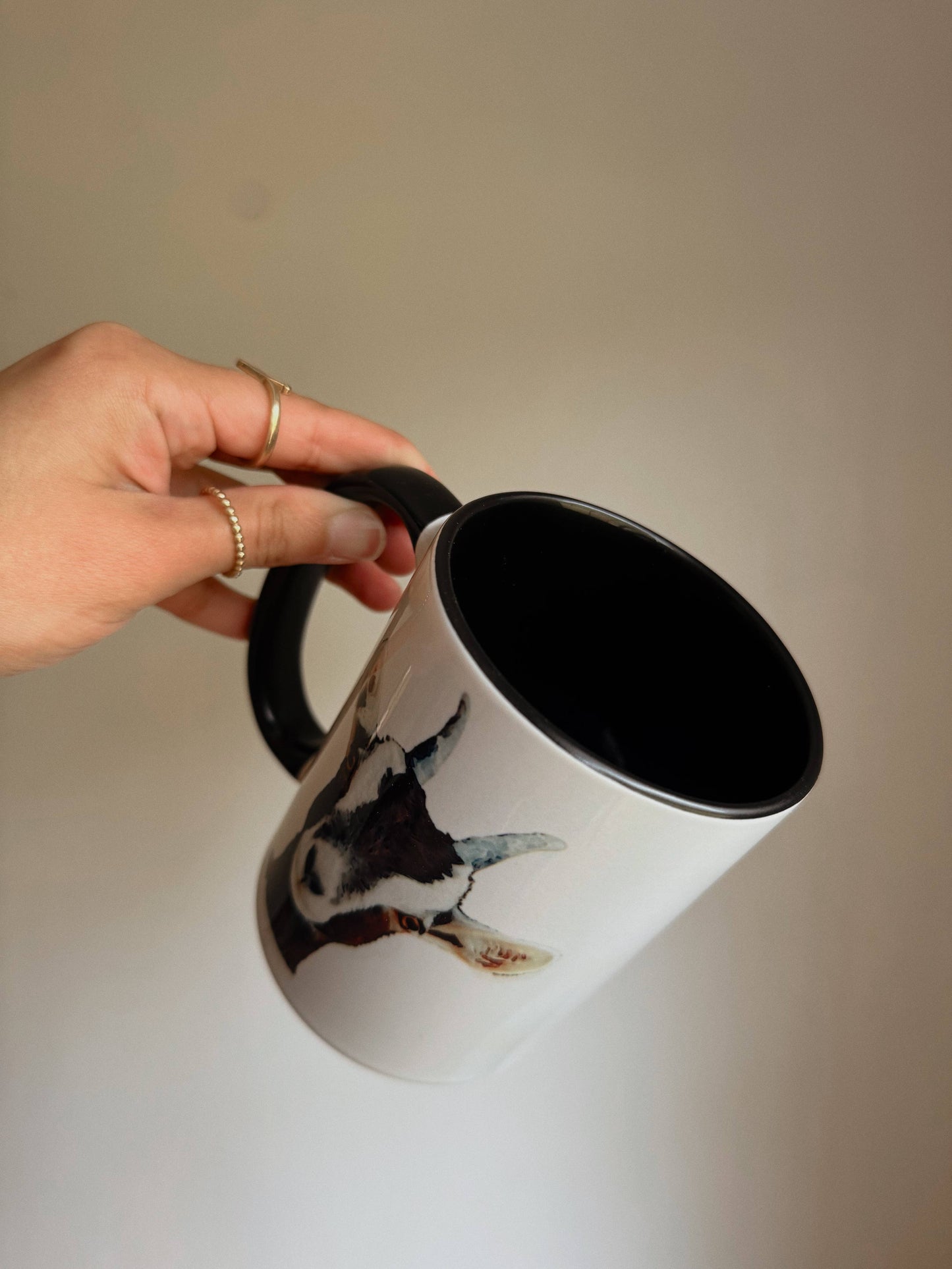 WATERCOLOR GOAT MUG