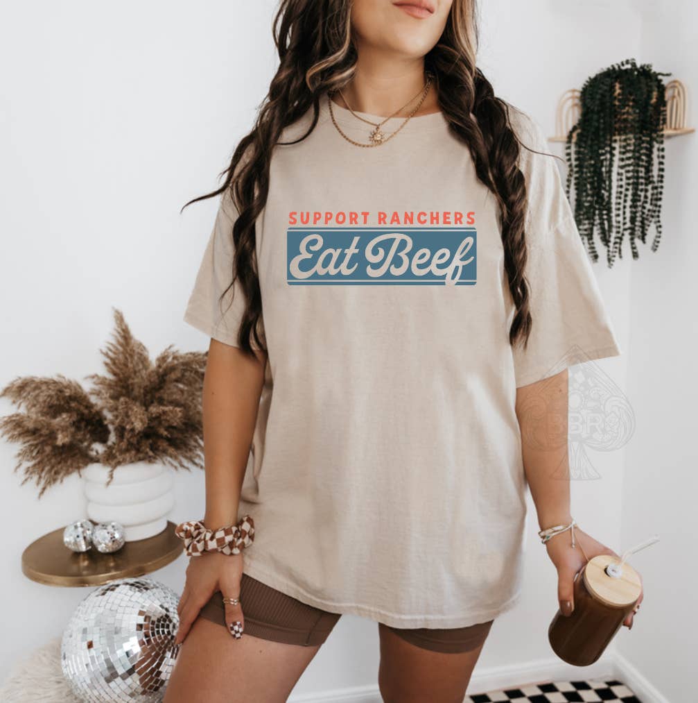 THE EAT BEEF GRAPHIC TEE