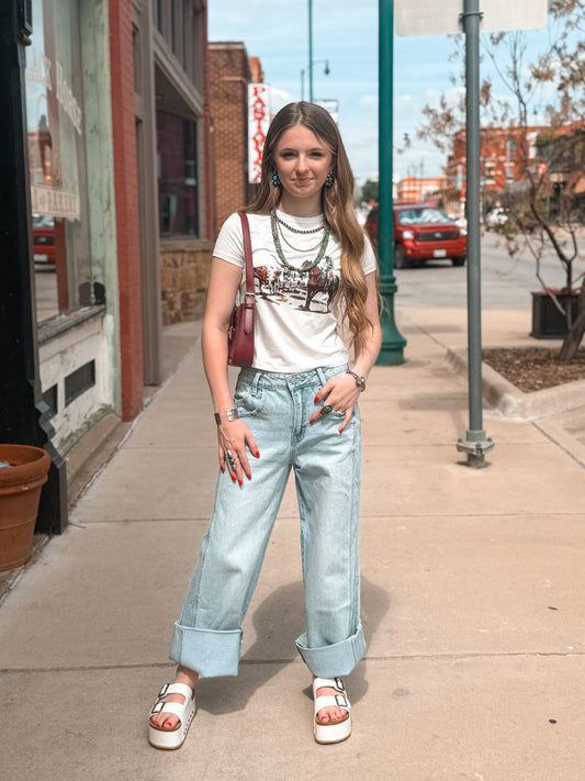 The Cattle Round Up Baby Tee