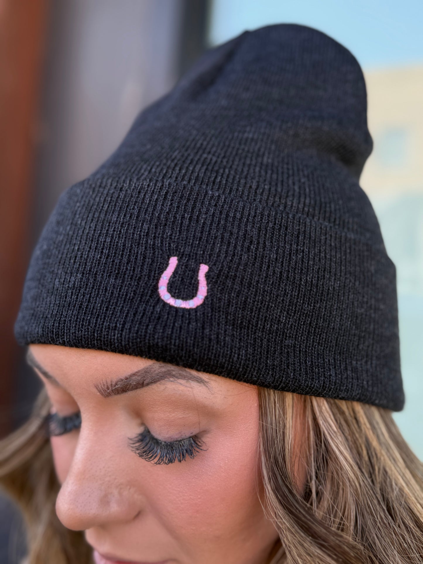COWGIRL UP BEANIE (BLACK)