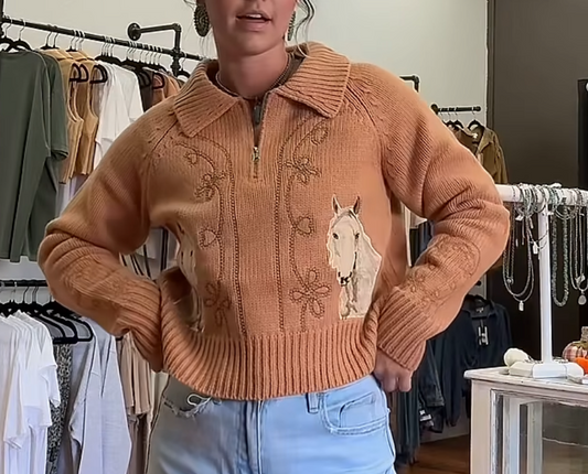 THE ANDI CROPPED SWEATER