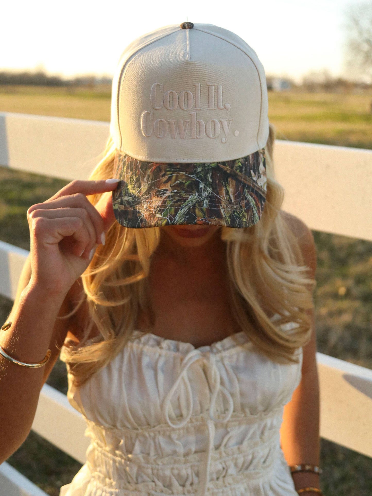 COOL IT COWBOY TRUCKER HAT - CAMO
