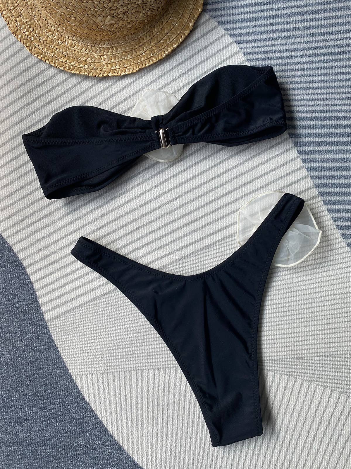 Cubic Floral Swimsuit