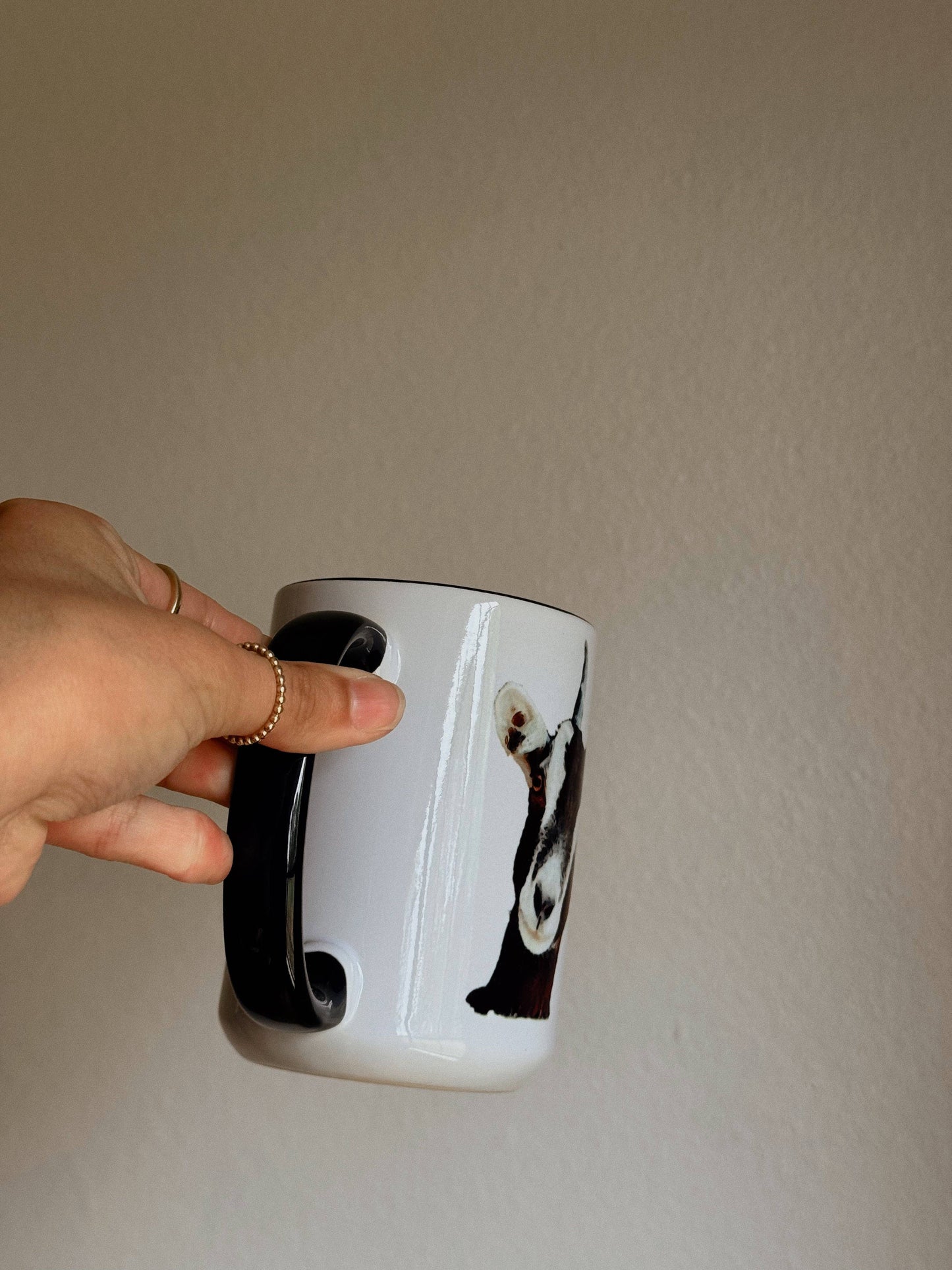 WATERCOLOR GOAT MUG