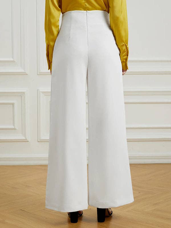 Urban White Wide Leg Pants